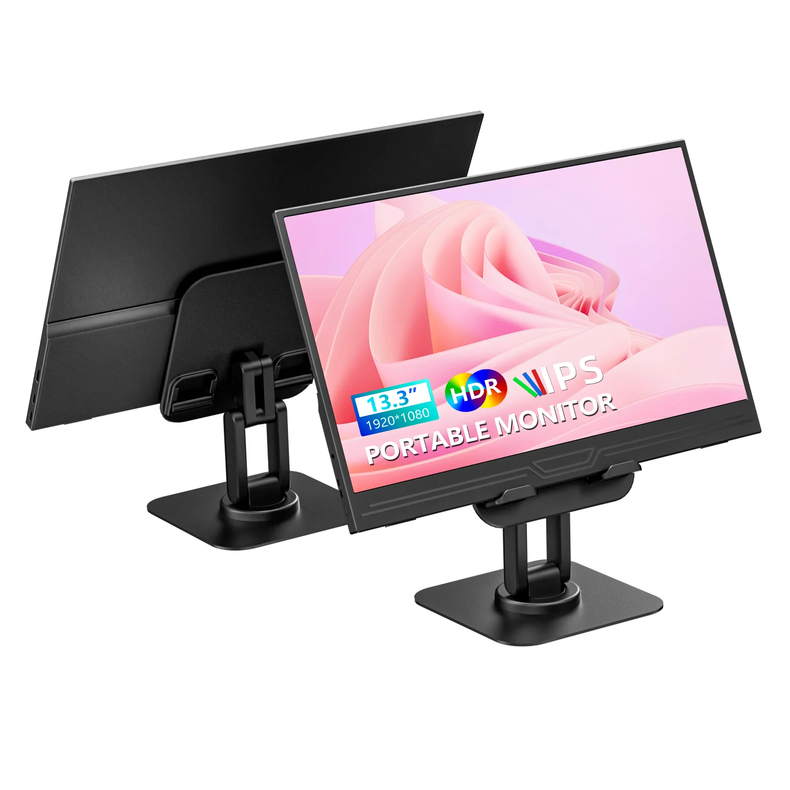 VEOUT 13.3 inch Portable Monitor 16:9 1920×1200 IPS Screen, USB-C/HDMI,0.3" Ultra-Thin Foldable Stand Ideal for Gaming & Work
VEOUT 13.3 inch Portable Monitor 16:9 1920×1200 IPS Screen, USB-C/HDMI,0.3" Ultra-Thin Foldable Stand Ideal for Gaming & Work