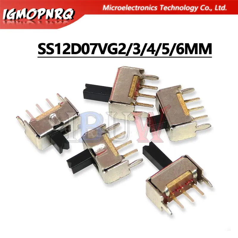20 шт. SK12D07VG2 SK12D07VG3 SK12D07VG4 SK12D07VG5 SK12D07VG6 переключатель 1P2T SS12D07VG3 SS12D07VG4 SS12D07VG5 SS12D07VG6
20 шт. SK12D07VG2 SK12D07VG3 SK12D07VG4 SK12D07VG5 SK12D07VG6 переключатель 1P2T SS12D07VG3 SS12D07VG4 SS12D07VG5 SS12D07VG6