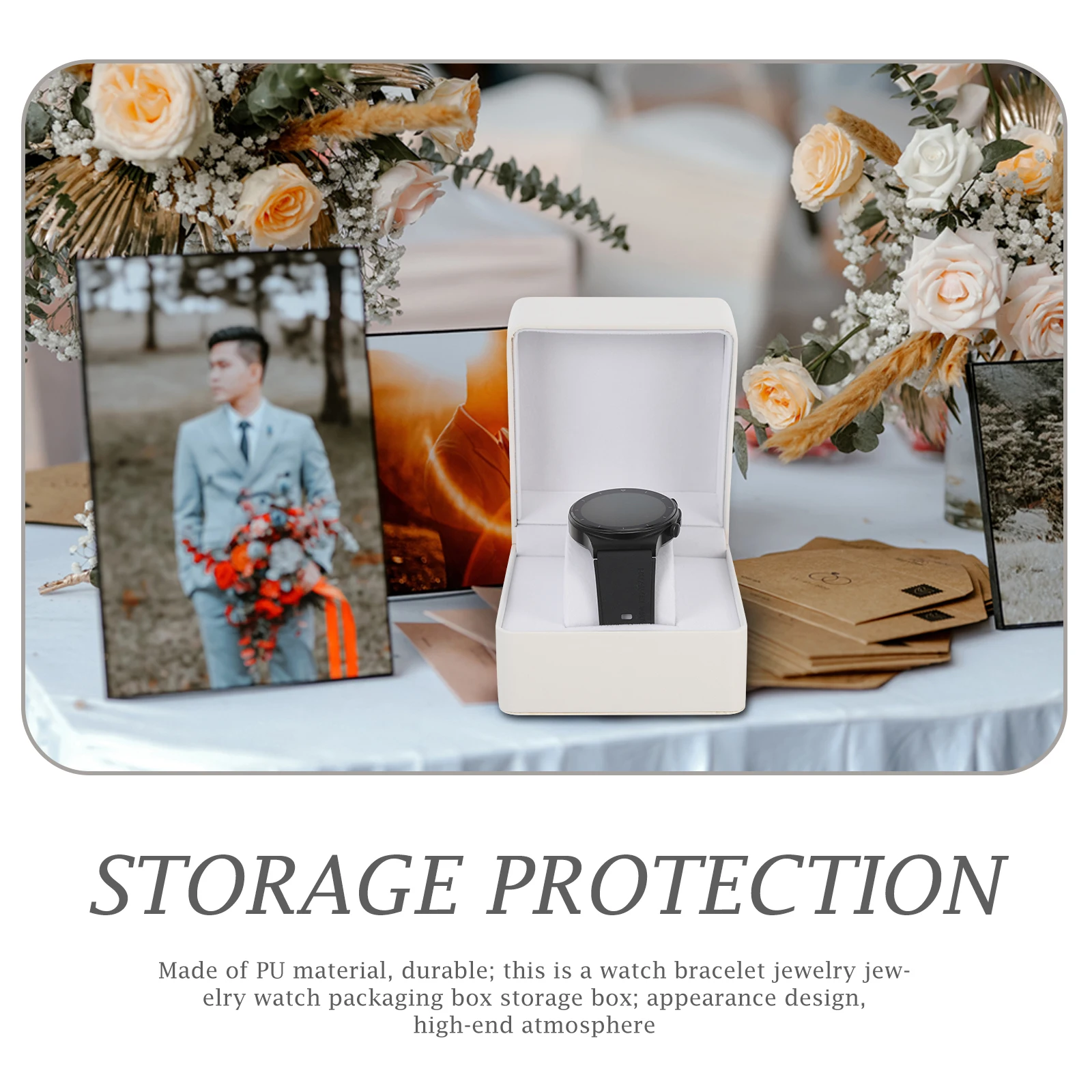 Display Case Watch Storage Box Pu Collector White Watches Collection Jewelry Container Women's
Display Case Watch Storage Box Pu Collector White Watches Collection Jewelry Container Women's