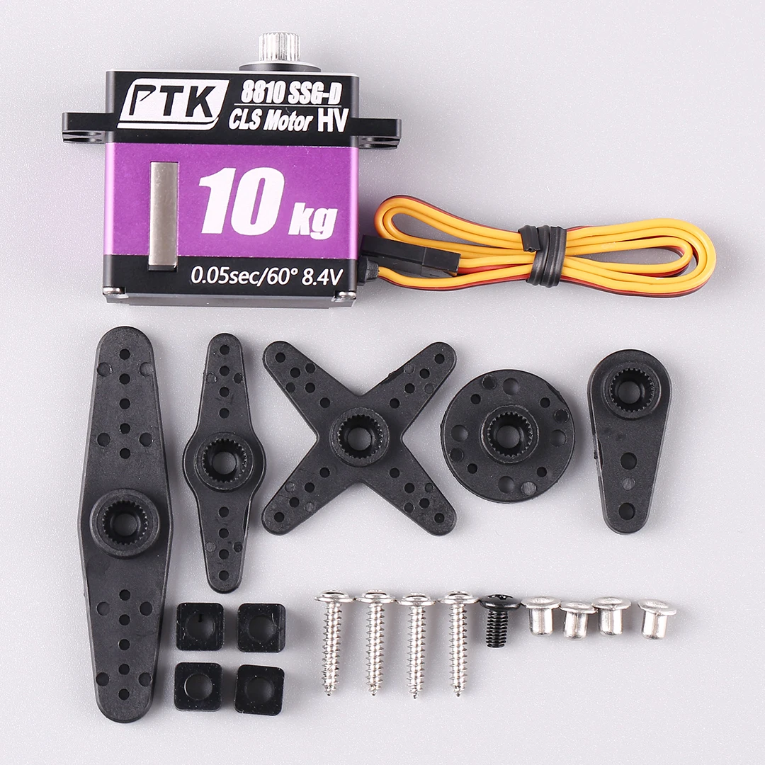 PTK 8810 SSG-D 10kg Metal Gear Medium-Sized Servo Model Drone Fixed Wing Vortex Jet Servo
PTK 8810 SSG-D 10kg Metal Gear Medium-Sized Servo Model Drone Fixed Wing Vortex Jet Servo
