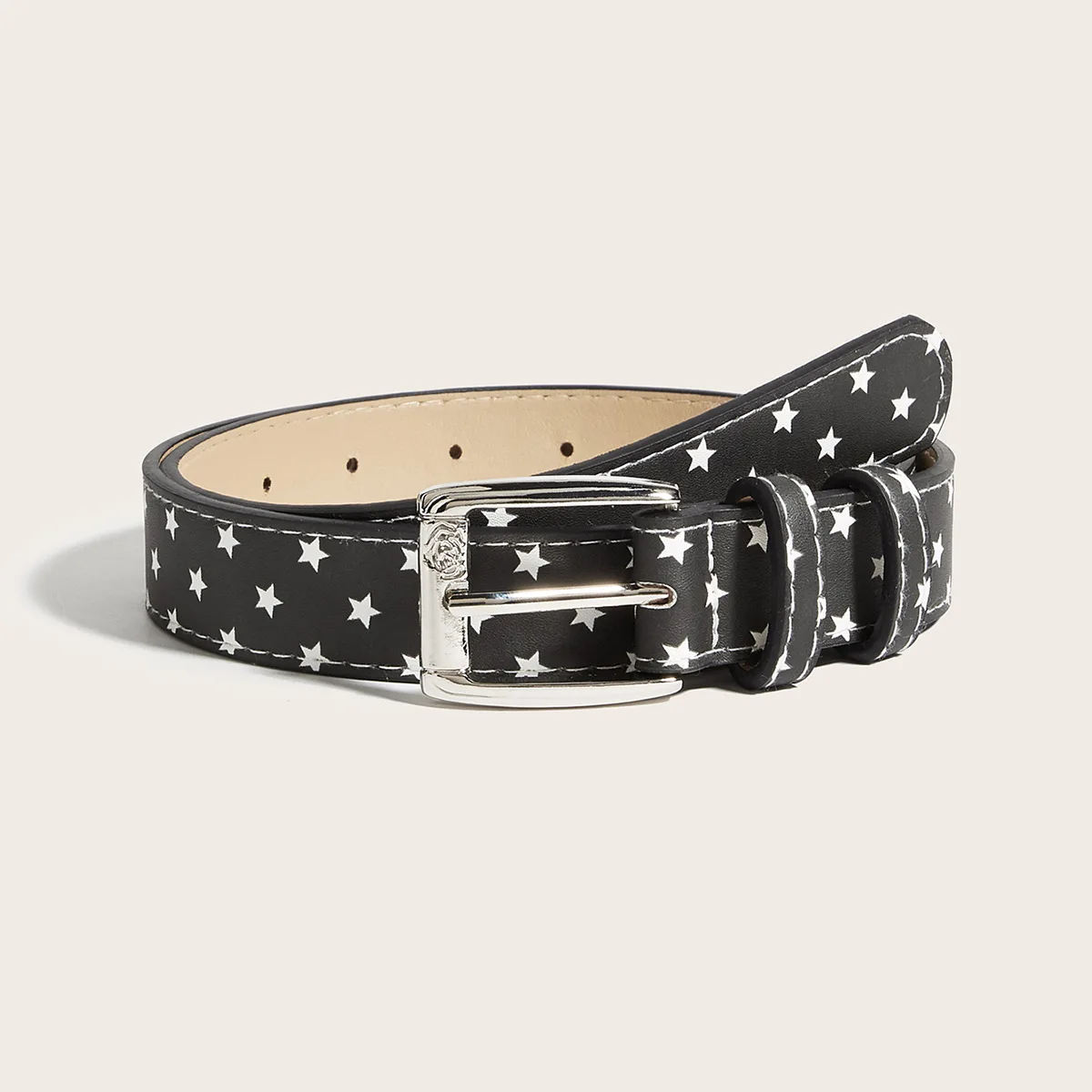 American Retro Y2K Belt 2026 New Ethnic Style Leather Belt for Pairing with Jeans with Star Print
American Retro Y2K Belt 2026 New Ethnic Style Leather Belt for Pairing with Jeans with Star Print