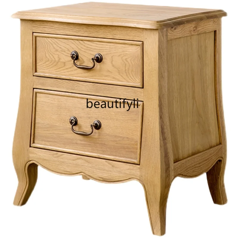 A36 draw bedside table European style, American solid wood European and American rural pastoral bedroom corner cabinet
A36 draw bedside table European style, American solid wood European and American rural pastoral bedroom corner cabinet
