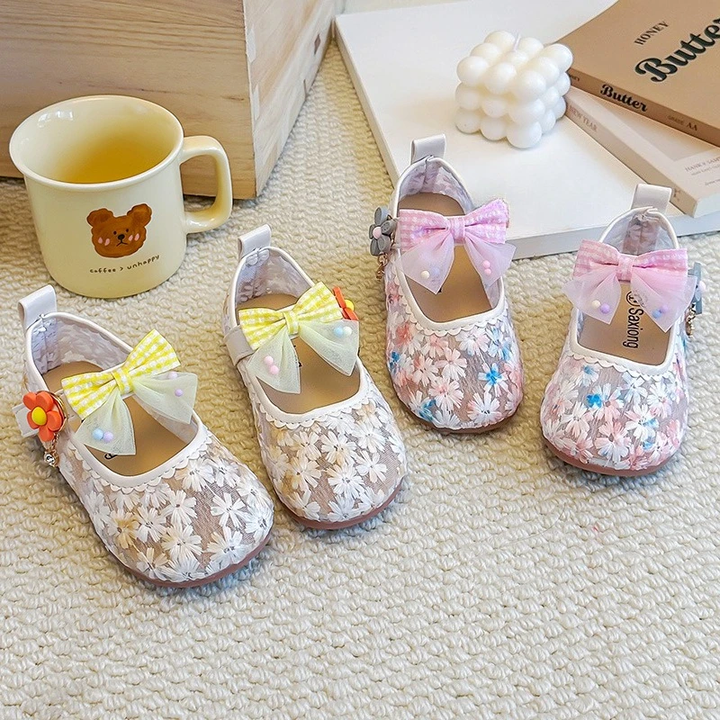 Spring Autumn Girls Flower Mary Jane Shoes Sweet Bowknot Kids Mesh Causal Flat Shoes Breathable School Children Princess Shoes
Spring Autumn Girls Flower Mary Jane Shoes Sweet Bowknot Kids Mesh Causal Flat Shoes Breathable School Children Princess Shoes