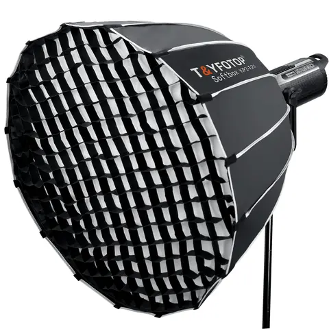 T&YFOTOP Hexadecagon Collapsible Softbox 60cm 70cm  Quickly Release Parabolic Deep Softbox for Bowens Elincrhom Profoto Mount