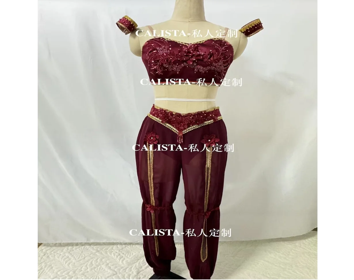 Dancing snake dance variations tutu private custom wine red vest long trousers sari arm ring 4-piece set
Dancing snake dance variations tutu private custom wine red vest long trousers sari arm ring 4-piece set