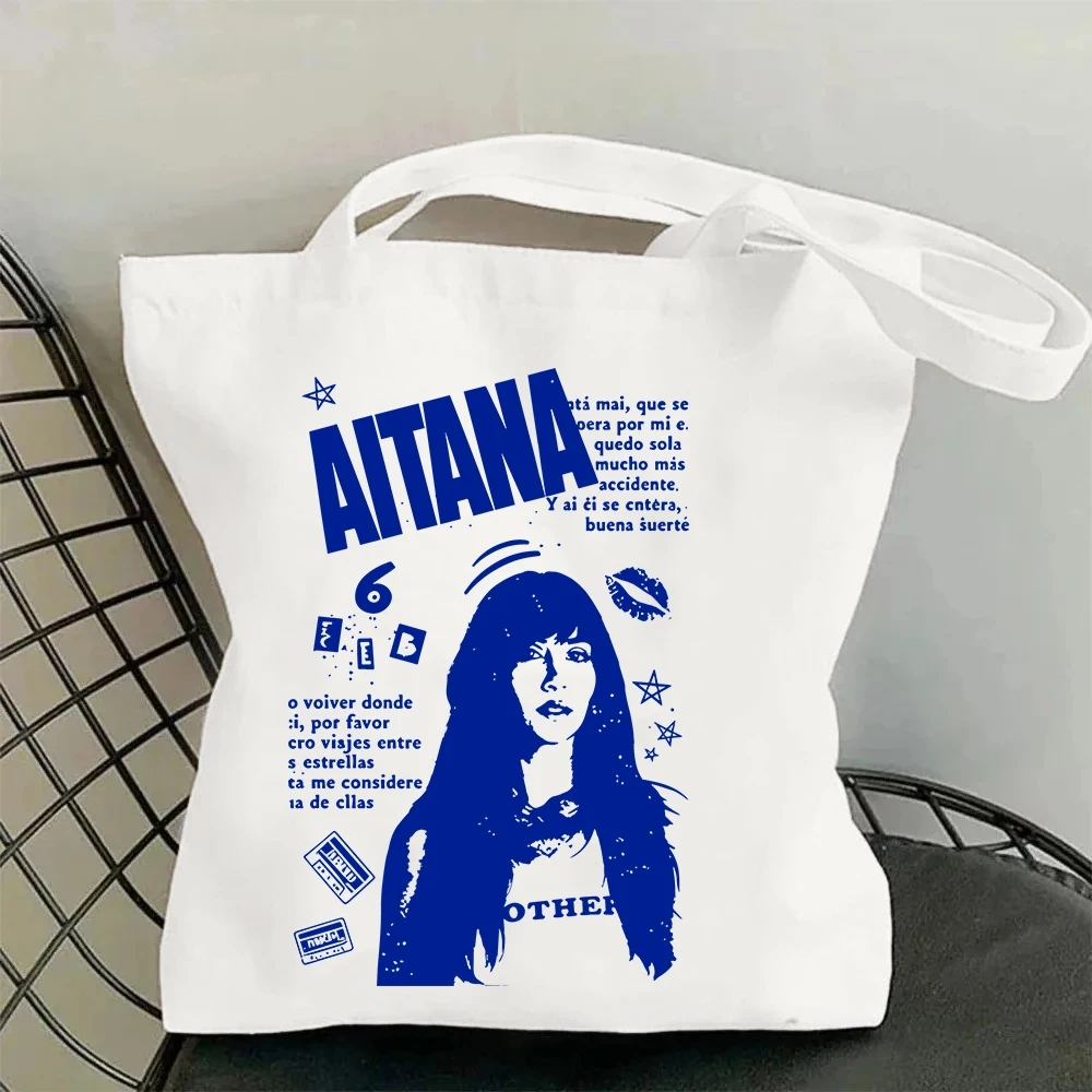Singer Aitana Cuarto Azul Tour 2026 Shopper Bag Women Girls Casual Canvas Bag Shopping Canvas Tote Bag
Singer Aitana Cuarto Azul Tour 2026 Shopper Bag Women Girls Casual Canvas Bag Shopping Canvas Tote Bag