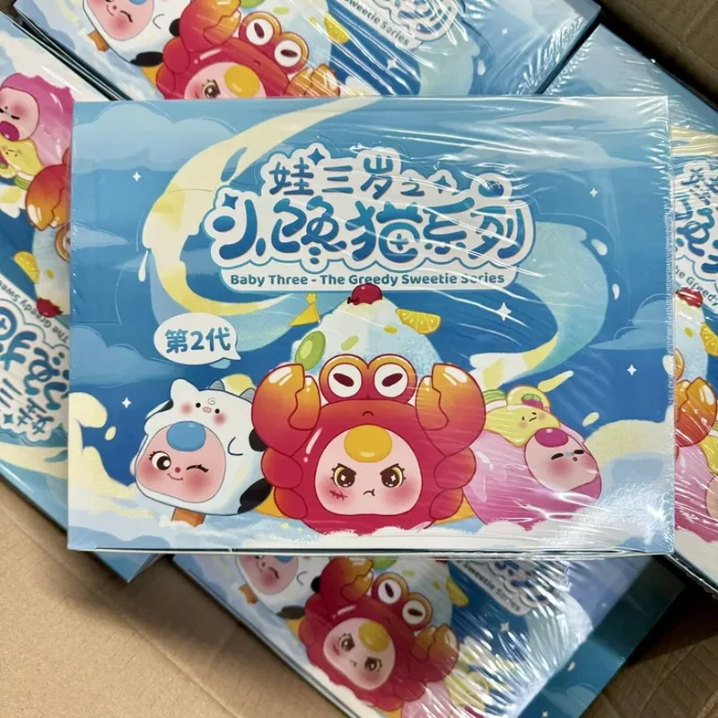 Baby Three The Greedy Sweetie Series 2,0, модная слепая коробка, милая фигурка куклы, кавайные коллекционные фигурки для детей и коллекционеров
Baby Three The Greedy Sweetie Series 2,0, модная слепая коробка, милая фигурка куклы, кавайные коллекционные фигурки для детей и коллекционеров