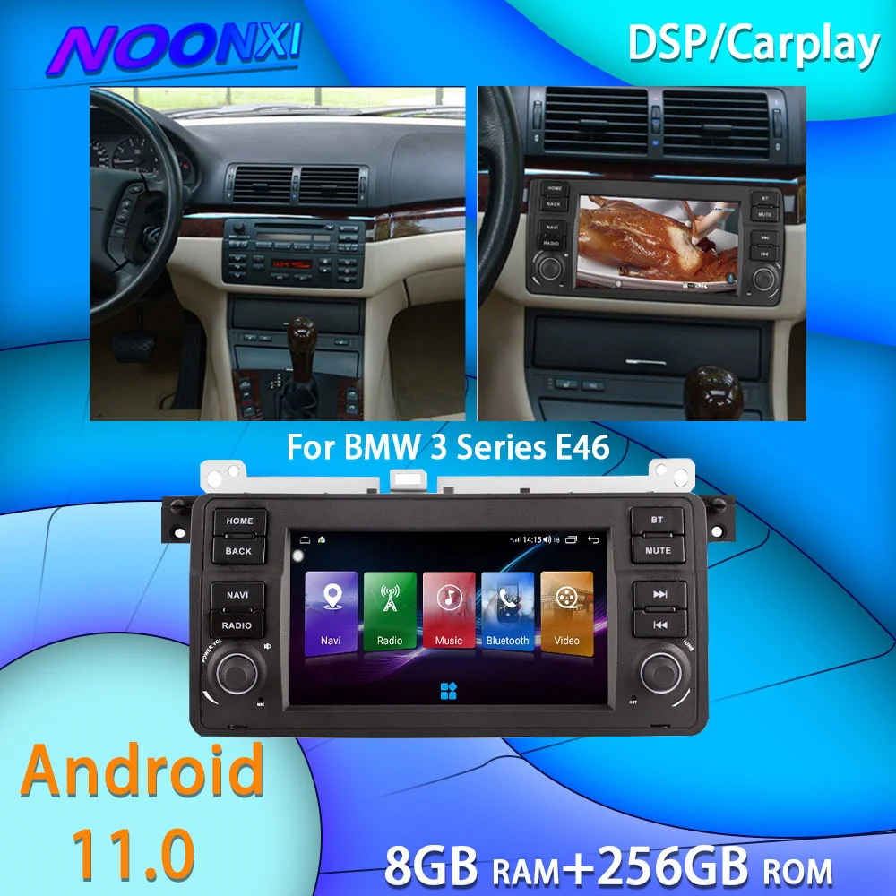Автомагнитола для BMW, мультимедийный плеер с экраном Tesla E46, Wi-Fi, Bluetooth, GPS, DVD, Carplay, Android 11,0, 8 ГБ + 256 ГБ
Автомагнитола для BMW, мультимедийный плеер с экраном Tesla E46, Wi-Fi, Bluetooth, GPS, DVD, Carplay, Android 11,0, 8 ГБ + 256 ГБ