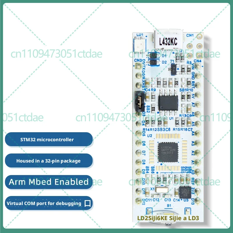1-5pcs For STMicroelectronics STM32L432KCU6 NUCLEO-L432KC Nucleo-32 Development Board
1-5pcs For STMicroelectronics STM32L432KCU6 NUCLEO-L432KC Nucleo-32 Development Board