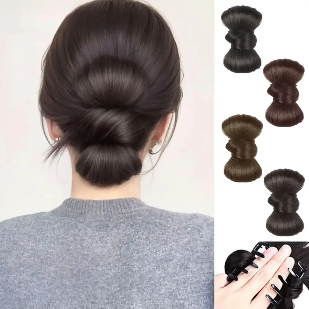 Synthetic Clamp Type Bowknot Hair Bun Low Bun Hairpiece Natural Extension Pack Hair Chignon Hair Simulation Lazy R0F9
Synthetic Clamp Type Bowknot Hair Bun Low Bun Hairpiece Natural Extension Pack Hair Chignon Hair Simulation Lazy R0F9
