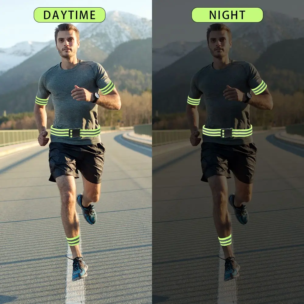 Running High Visibility with 2 Reflective Strips Reflective Band Strap Luminous Wristband Safety Reflective Straps Glow Belt
Running High Visibility with 2 Reflective Strips Reflective Band Strap Luminous Wristband Safety Reflective Straps Glow Belt