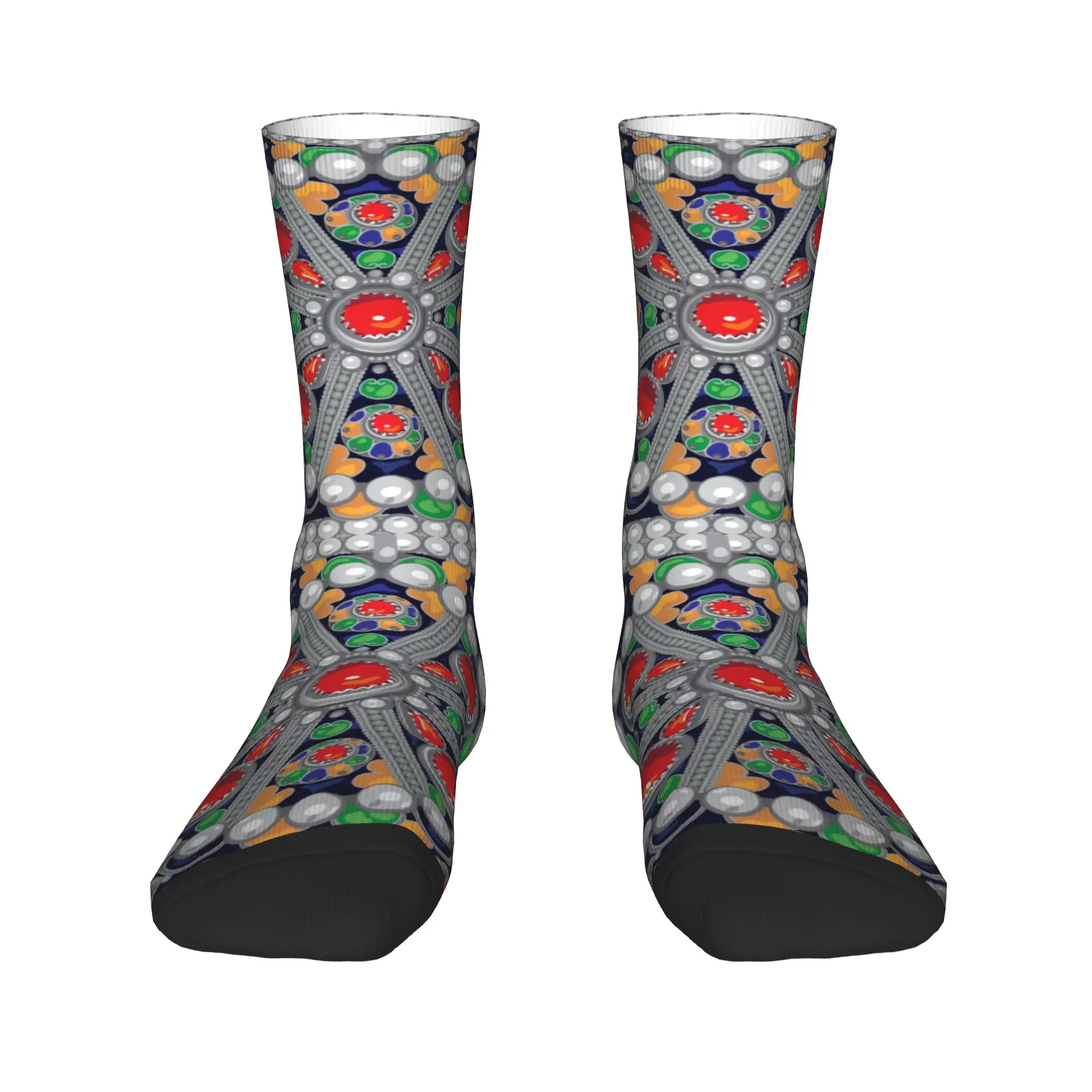 Tafzimth Kabyle Fibula Style Mens Crew Socks Unisex Cute 3D Printed Ethnic Geometric Berber Dress Socks
Tafzimth Kabyle Fibula Style Mens Crew Socks Unisex Cute 3D Printed Ethnic Geometric Berber Dress Socks