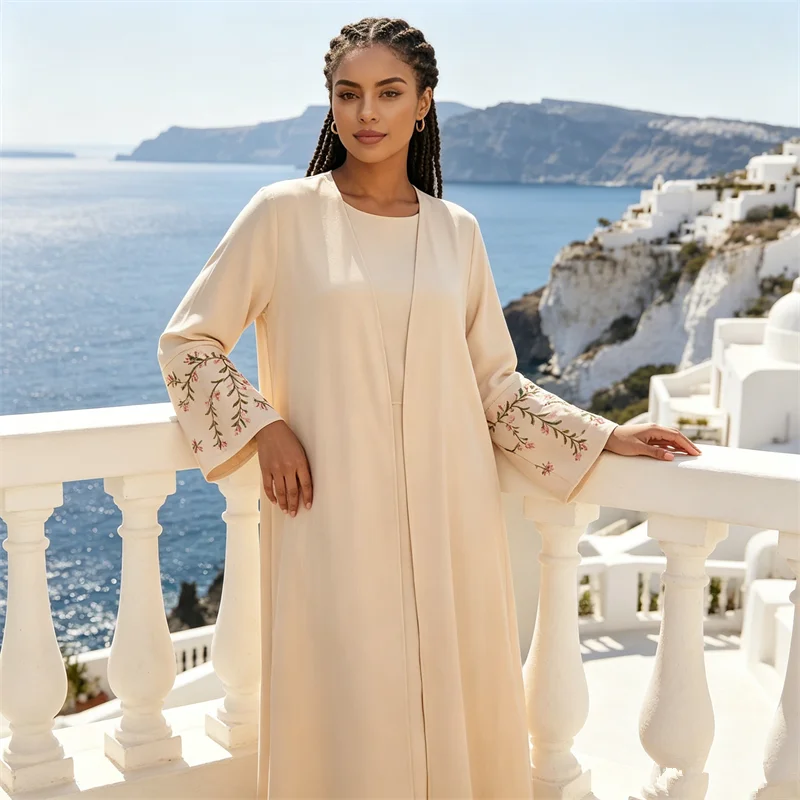 2026 New Elegant Muslim Women Maxi Dress Embroidery Abaya Dubai Kaftan Eid Ramadan Islam Jalabiya Kebaya Kimono Cardigan Abayas
2026 New Elegant Muslim Women Maxi Dress Embroidery Abaya Dubai Kaftan Eid Ramadan Islam Jalabiya Kebaya Kimono Cardigan Abayas