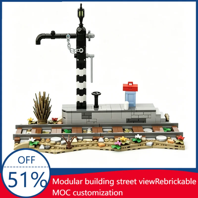 261Pcs Railway Water Station Diorama Custom Building Blocks Mini Train Scene Educational Assembly Toy For Collectors Xmas Gift
261Pcs Railway Water Station Diorama Custom Building Blocks Mini Train Scene Educational Assembly Toy For Collectors Xmas Gift