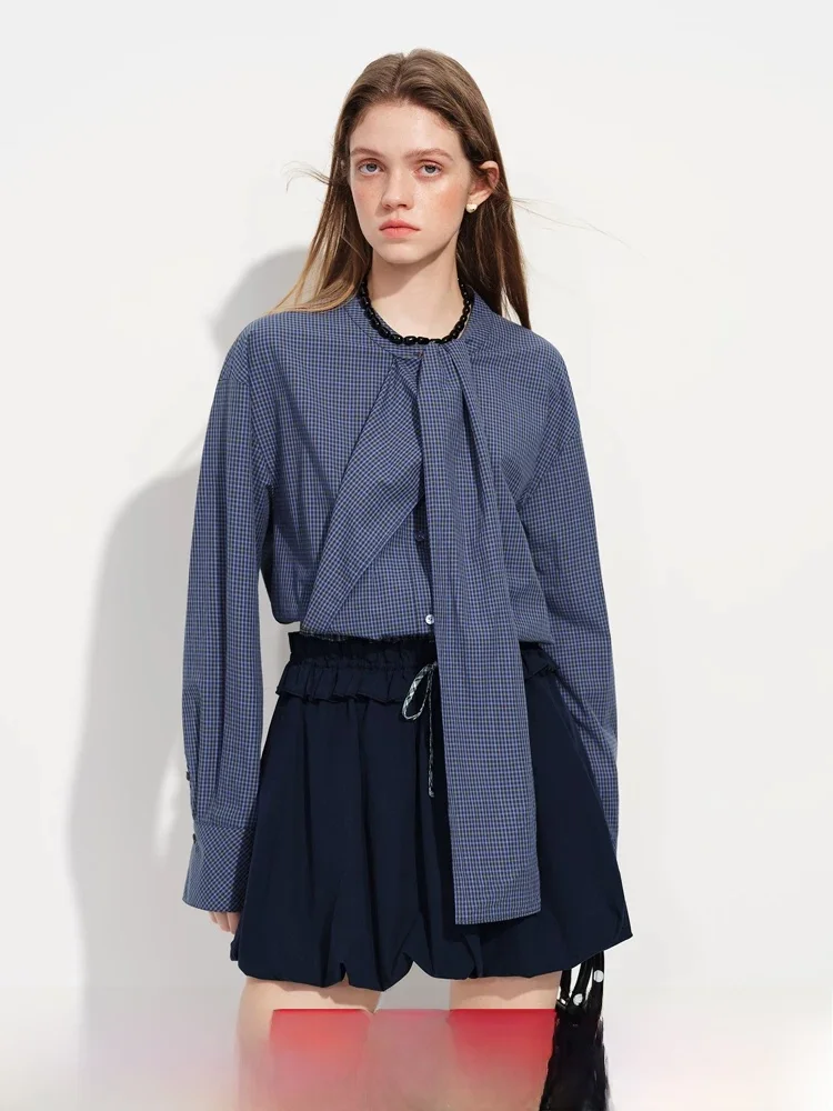 Vivien Chen Pure Cotton Long Sve round Ne Loose Women's irt Vintage Plaid Sa Spring New Sle Commute Wind irt
Vivien Chen Pure Cotton Long Sve round Ne Loose Women's irt Vintage Plaid Sa Spring New Sle Commute Wind irt