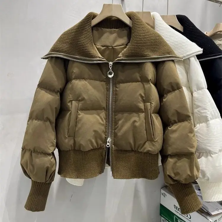 2026 Autumn/Winter Women's Down Cotton Jacket Commuter Splicing Collar Short Slim Fit Jacket
2026 Autumn/Winter Women's Down Cotton Jacket Commuter Splicing Collar Short Slim Fit Jacket