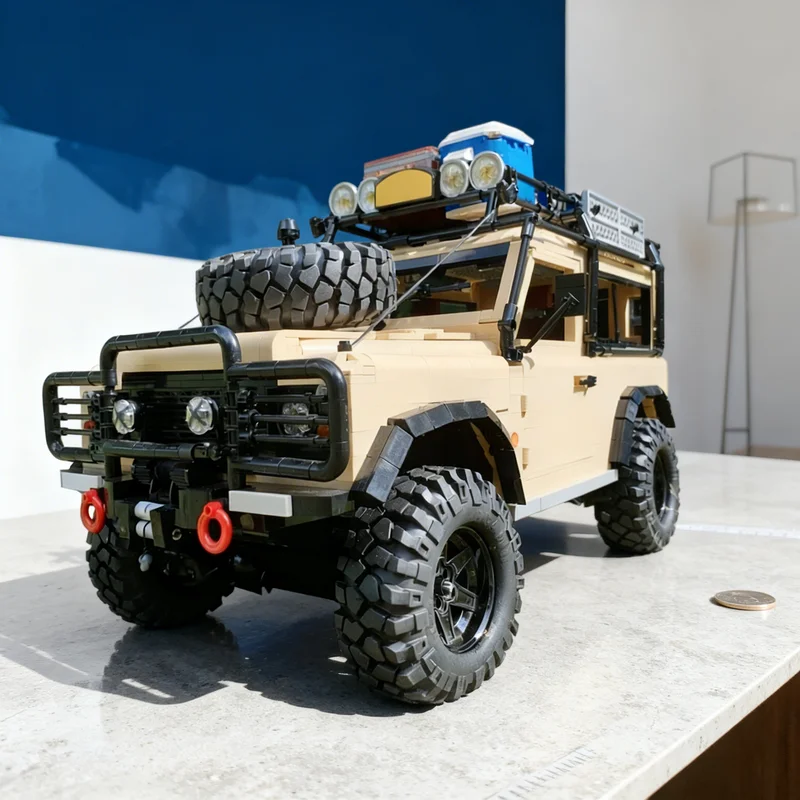 4074pcs MOC Big Land Rover Defender 90 Camel Cars Model Building Blocks Creative DIY Gift Display Decor Assemble Premium Adult
4074pcs MOC Big Land Rover Defender 90 Camel Cars Model Building Blocks Creative DIY Gift Display Decor Assemble Premium Adult