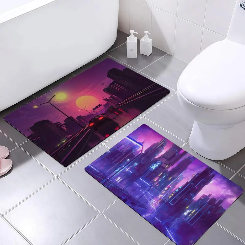 Absorbent Floor Mat, Toilet Of The Bathroom, Household Floor Mat, Door Mat Carp Punk Neon Street Floor Mat Soft Diatom Bathroom
Absorbent Floor Mat, Toilet Of The Bathroom, Household Floor Mat, Door Mat Carp Punk Neon Street Floor Mat Soft Diatom Bathroom