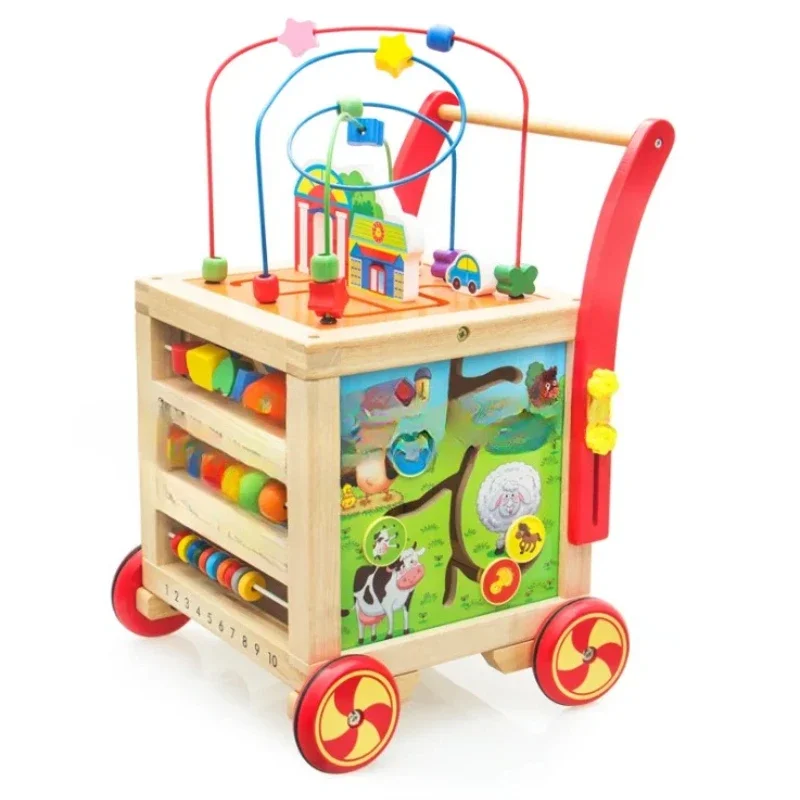 Wooden Learning Bead Labyrinth Cube 5 in 1 Activity Center Educational Toys Help Children Develop Intelligence
Wooden Learning Bead Labyrinth Cube 5 in 1 Activity Center Educational Toys Help Children Develop Intelligence