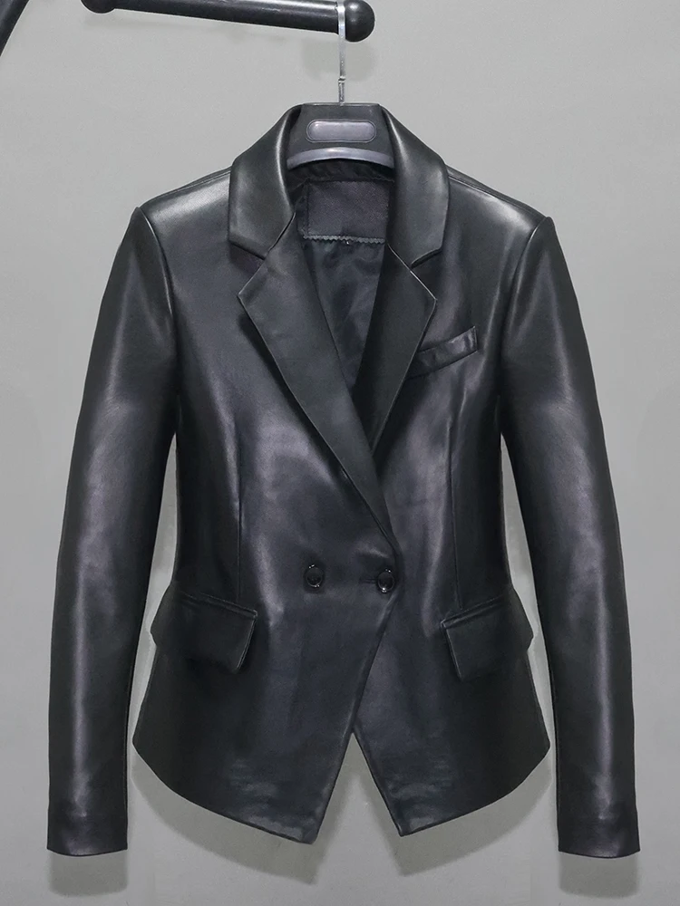 Женская кожаная куртка-пиджак приталенного кроя, повседневная, профессиональная, двубортная, из натуральной кожи, ветрозащитная, для поездок на работу
Женская кожаная куртка-пиджак приталенного кроя, повседневная, профессиональная, двубортная, из натуральной кожи, ветрозащитная, для поездок на работу
