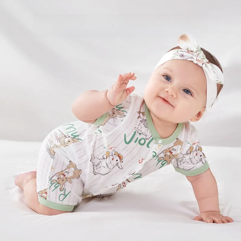 Детский хлопковый комбинезон OUYUN с длинным рукавом, дышащий, для лета, для помещений с кондиционером, 0-24 месяца, размеры 59-73
Детский хлопковый комбинезон OUYUN с длинным рукавом, дышащий, для лета, для помещений с кондиционером, 0-24 месяца, размеры 59-73