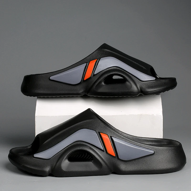 High Quality New Slippersr Men Women Eva Soft Bottom Slippers Thick Bottom Comfortable Shock-absorbing Lightweight Beach Shoes
High Quality New Slippersr Men Women Eva Soft Bottom Slippers Thick Bottom Comfortable Shock-absorbing Lightweight Beach Shoes