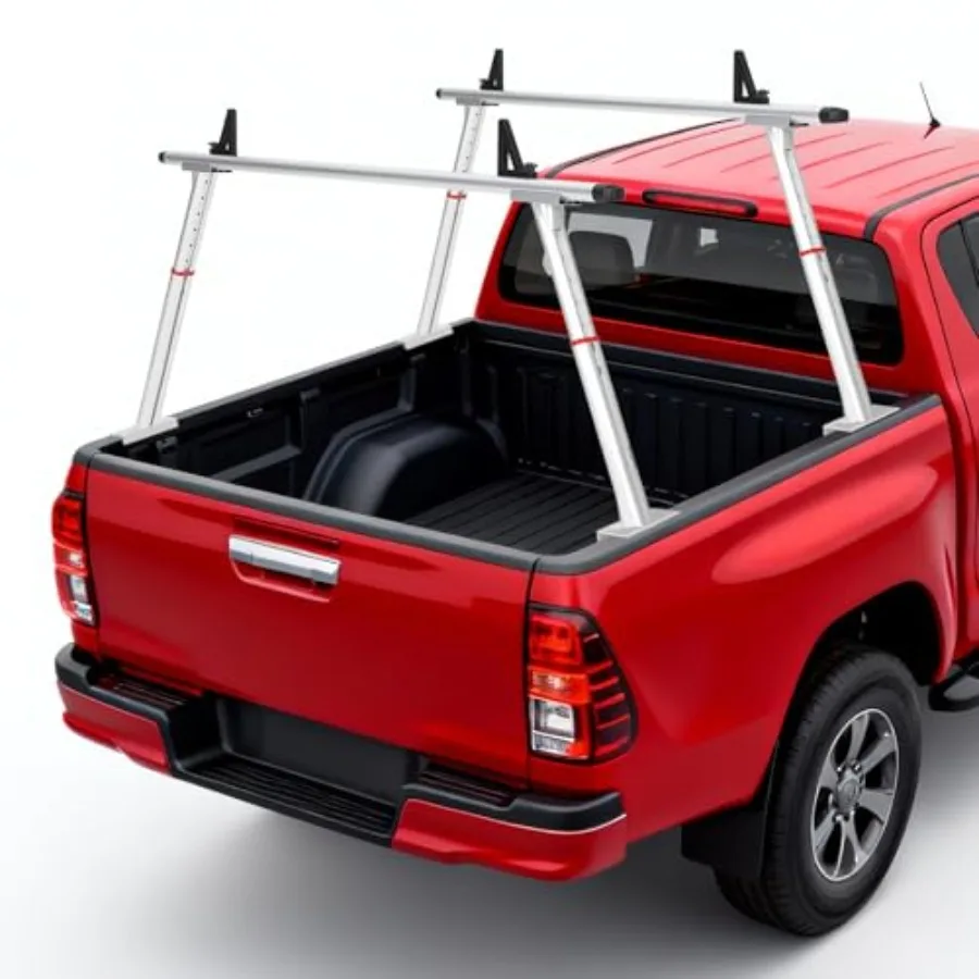 For pickup trucks: aluminum ladder rack black 35.471 adjustable no-drill C-clamp mount 1000 lb capacity two-bar universal desig
For pickup trucks: aluminum ladder rack black 35.471 adjustable no-drill C-clamp mount 1000 lb capacity two-bar universal desig
