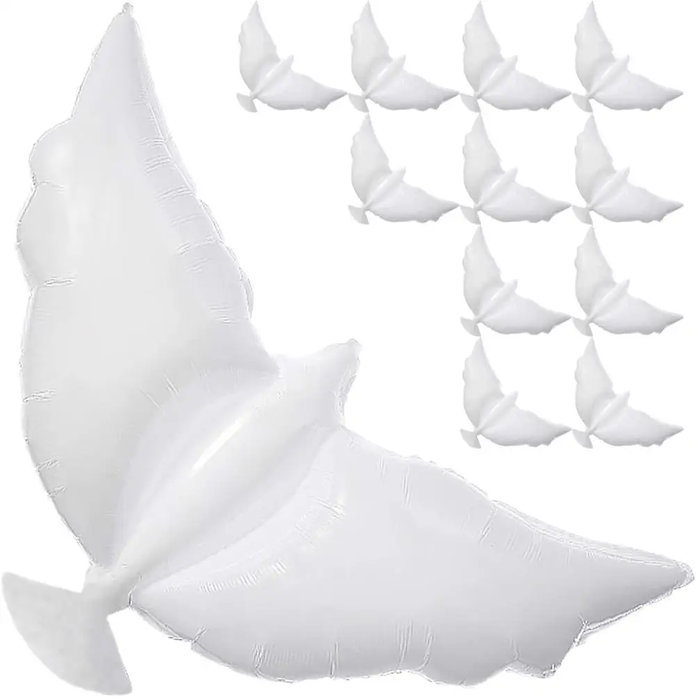 12 Pcs White Dove Balloon Wedding Decor Memorial Props Peace Pigeon Shape Birthday Party Decorations Dramatic Effect 
12 Pcs White Dove Balloon Wedding Decor Memorial Props Peace Pigeon Shape Birthday Party Decorations Dramatic Effect