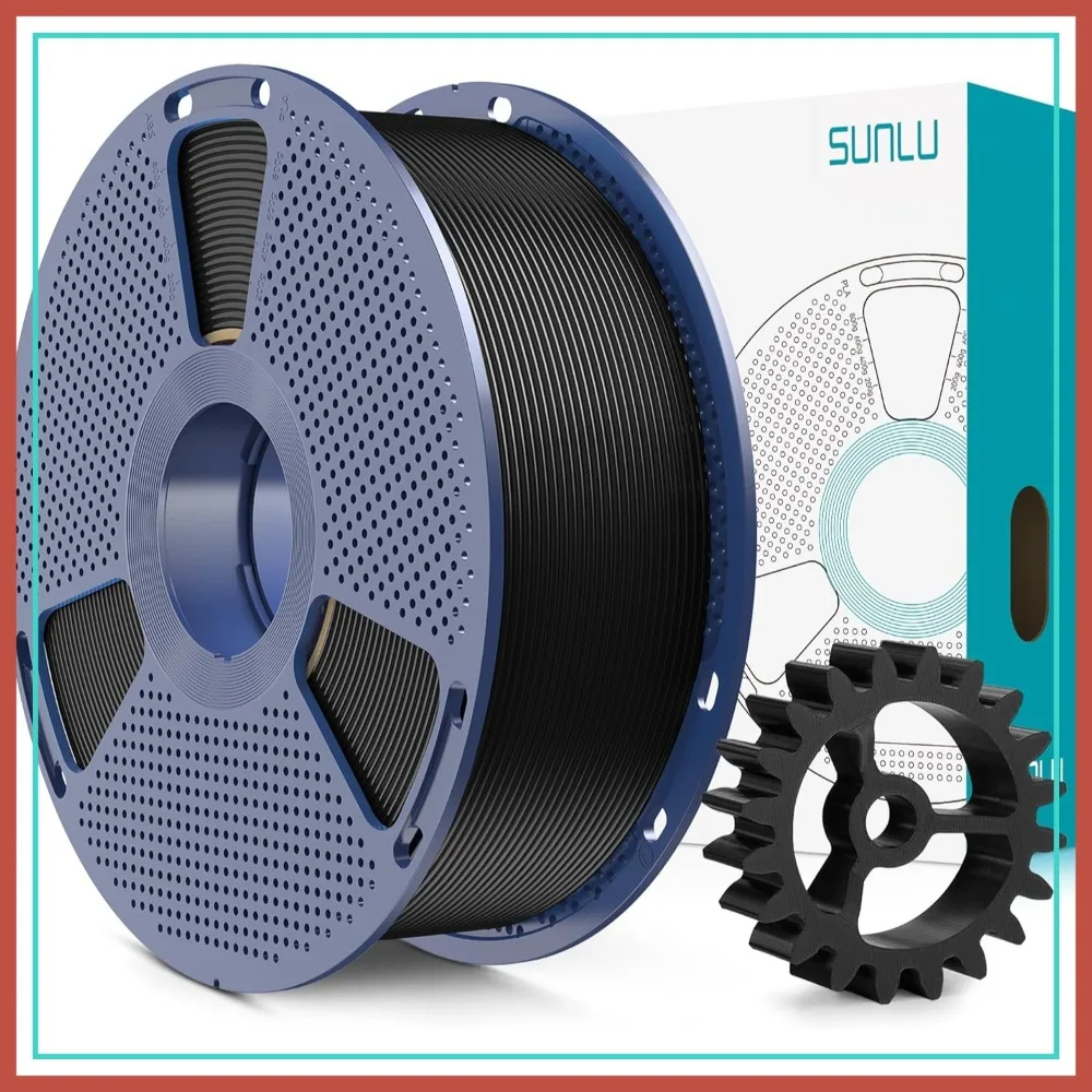 PLA+ 2.0 3D Printer Filament 1.75mm, Tougher & Stronger, Dimensional Accuracy +/-0.02mm, 1KG Spool (2.2lbs), Black
PLA+ 2.0 3D Printer Filament 1.75mm, Tougher & Stronger, Dimensional Accuracy +/-0.02mm, 1KG Spool (2.2lbs), Black