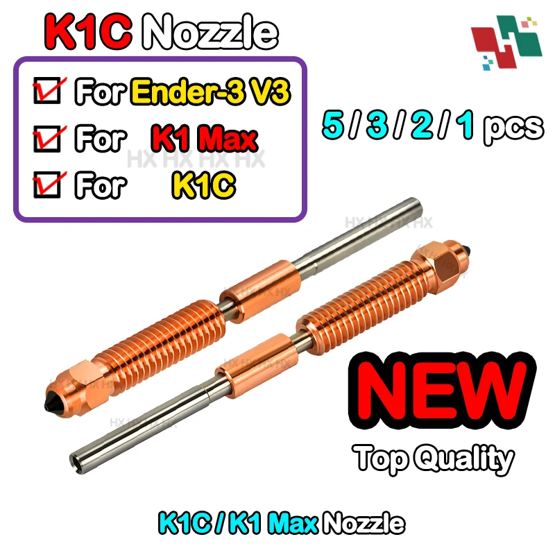 Для Creality K1C Nozzle Creality K1 Max Nozzle 0,4 K1c Hotend K1 Max Volcano Upgrade Quick Swap Ender 3 V3 High Speed
Для Creality K1C Nozzle Creality K1 Max Nozzle 0,4 K1c Hotend K1 Max Volcano Upgrade Quick Swap Ender 3 V3 High Speed