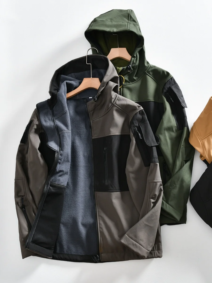 Tactical Commander Series Men's Outdoor Windproof Waterproof Soft Jacket Hooded Coat Fashion Urban Style Fleece Lined
Tactical Commander Series Men's Outdoor Windproof Waterproof Soft Jacket Hooded Coat Fashion Urban Style Fleece Lined