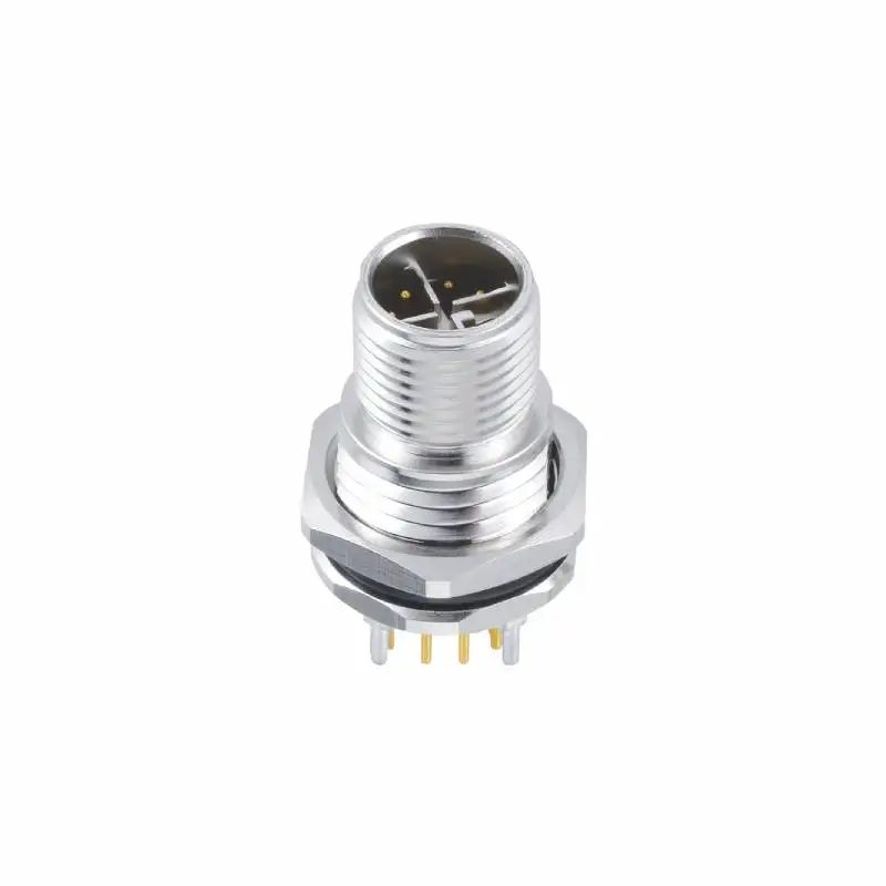 M12 X Code Male/Female Panel Power Sensor Connector 8 Pin Front Side Fastening with PCB Contacts
M12 X Code Male/Female Panel Power Sensor Connector 8 Pin Front Side Fastening with PCB Contacts
