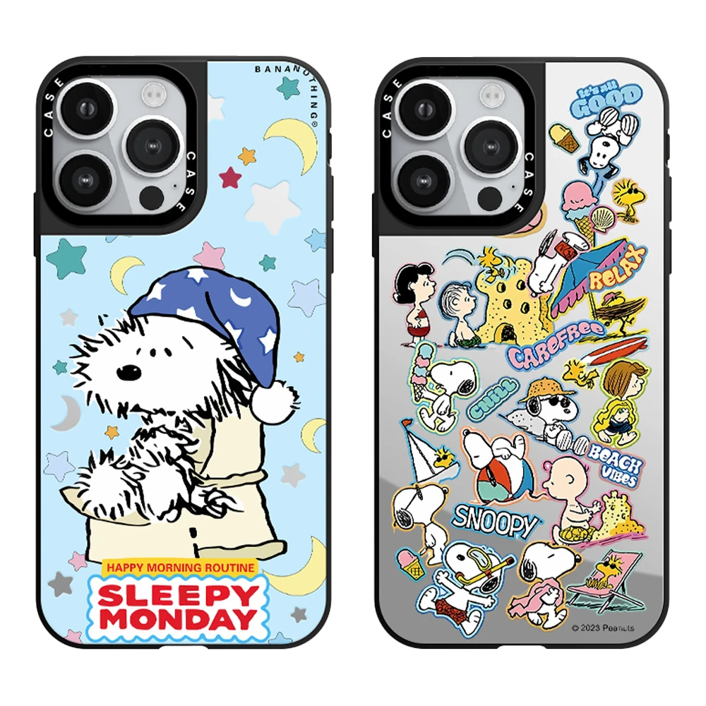 Cute Snoopy Peanuts Cartoon Mirror Phone Case With MagSafe For iPhone 16 15 14 13 12 Pro Max Anti-drop Shockproof Back Cover
Cute Snoopy Peanuts Cartoon Mirror Phone Case With MagSafe For iPhone 16 15 14 13 12 Pro Max Anti-drop Shockproof Back Cover