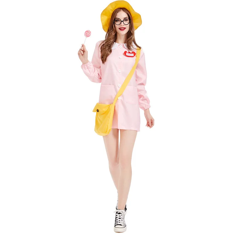 Japanese Nursery Halloween Cos Costume Multi-size Adult Two-color Japanese Kindergarten School Uniform Long-sleeved Export
Japanese Nursery Halloween Cos Costume Multi-size Adult Two-color Japanese Kindergarten School Uniform Long-sleeved Export