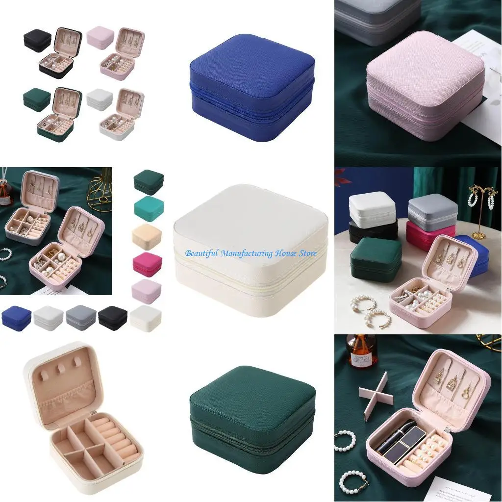 E56A Travel Jewelry Box Small Jewelry for Women Girls PU Leathers Mini Portable Storage Display Holder for Earrings
E56A Travel Jewelry Box Small Jewelry for Women Girls PU Leathers Mini Portable Storage Display Holder for Earrings