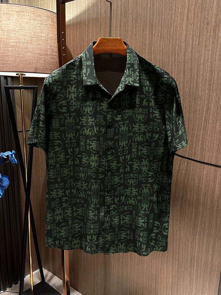 Luxury Silk Mens Short Sleeve Shirt Summer 2025 Standard Fit Fashion Urban Style Silk Charmeuse Breathable Lightweight Casual...
Luxury Silk Mens Short Sleeve Shirt Summer 2025 Standard Fit Fashion Urban Style Silk Charmeuse Breathable Lightweight Casual...