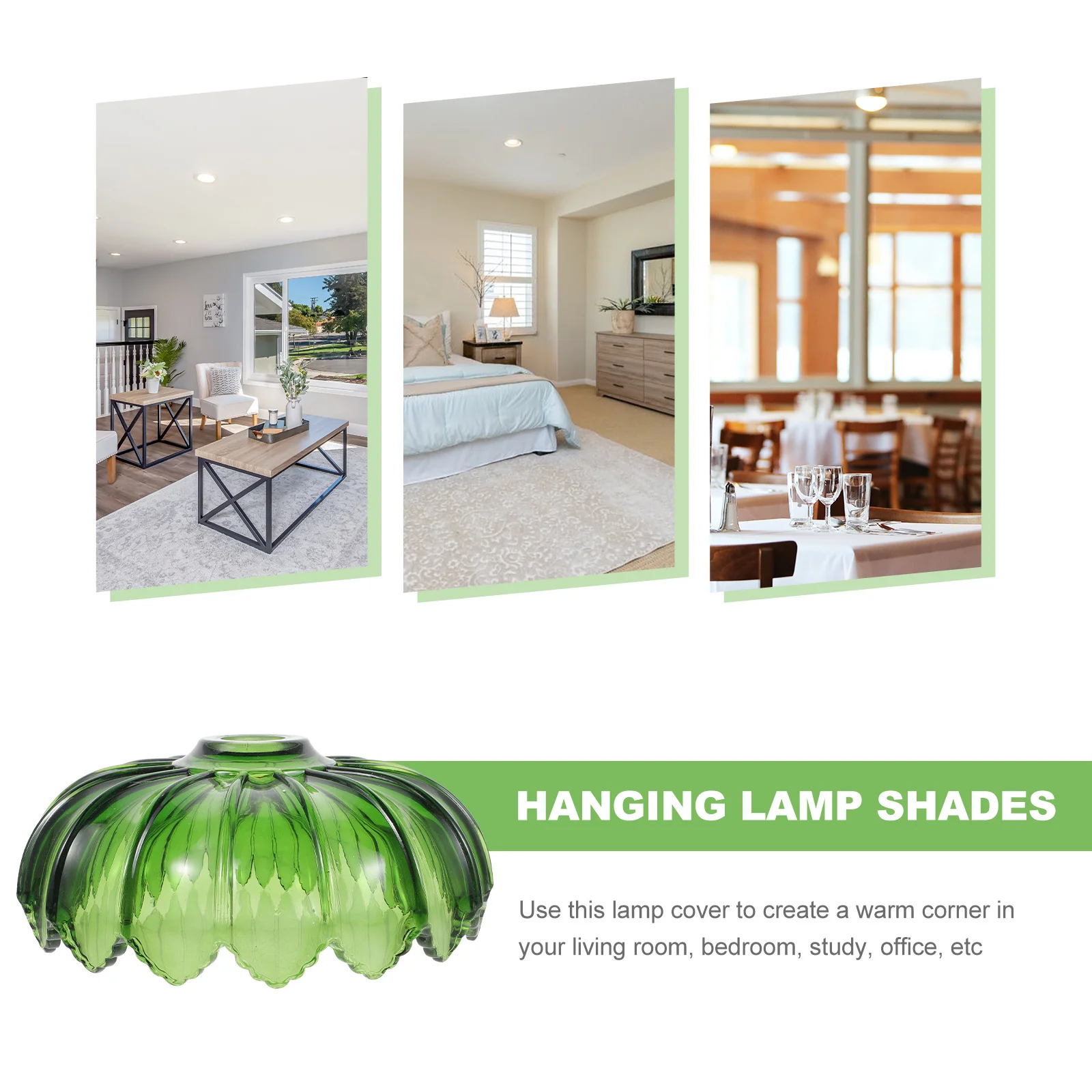 Glass Lamp Shade Creative Design Decorative Cover Suitable for Hanging Pendant Ceiling Lamp Aesthetic Lighting 
Glass Lamp Shade Creative Design Decorative Cover Suitable for Hanging Pendant Ceiling Lamp Aesthetic Lighting