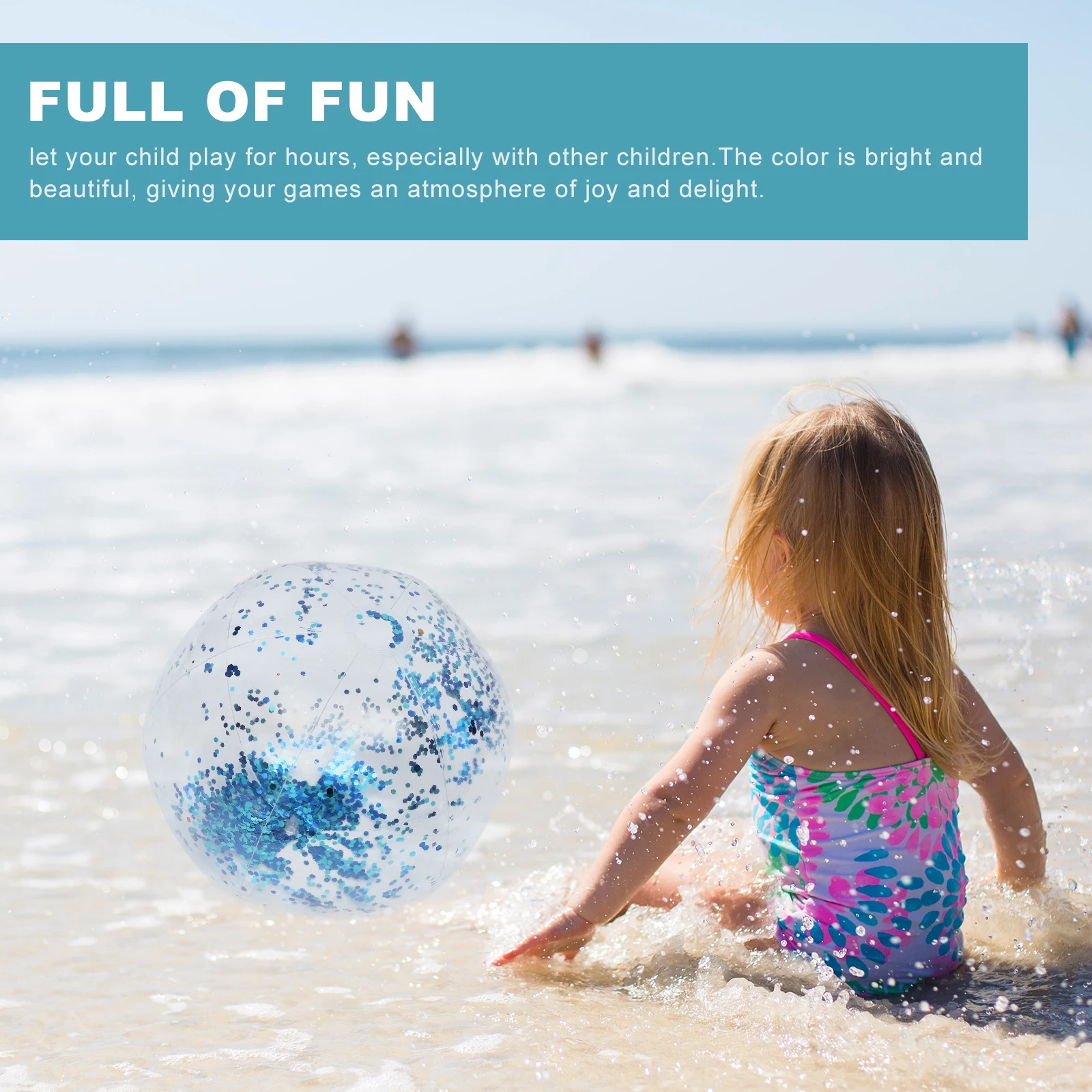 2 Pcs Sequined Beach Ball Party Playing Kids Plaything Summer Pool Water Toy Billiards
2 Pcs Sequined Beach Ball Party Playing Kids Plaything Summer Pool Water Toy Billiards