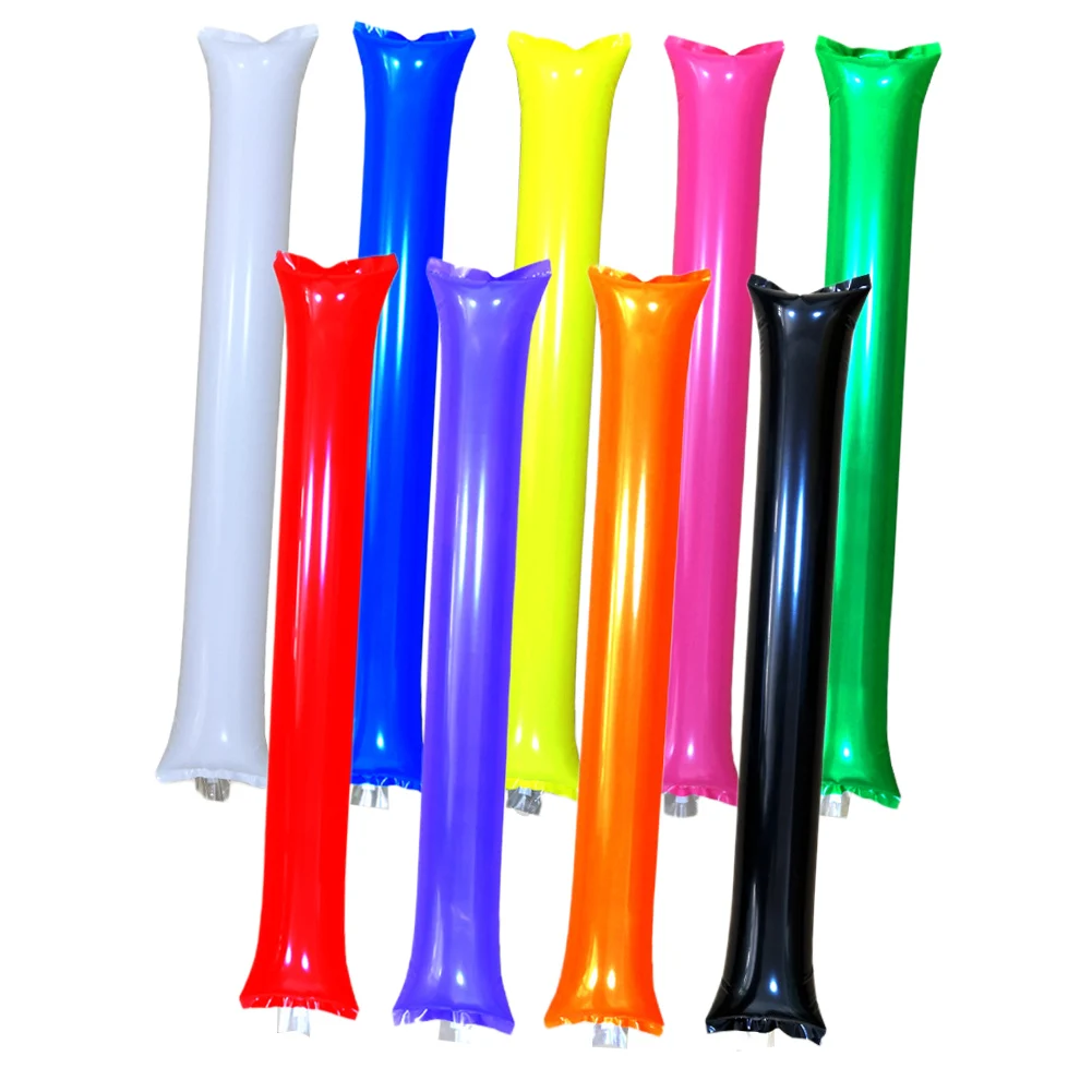 10pcs Cheering Sticks Inflatable Wand Game Cheering Props Cheering Stick Noise Maker Balloon Concert Party
10pcs Cheering Sticks Inflatable Wand Game Cheering Props Cheering Stick Noise Maker Balloon Concert Party