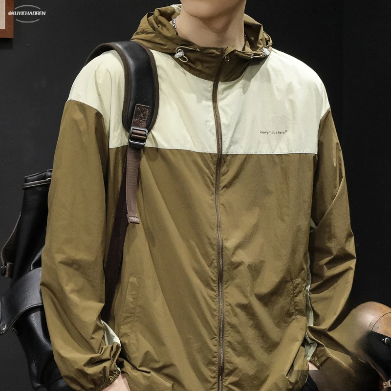 Fashion match light color combination speed dry ice silk outdoor sunscreen clothes men's new fishing coat men's coat top
Fashion match light color combination speed dry ice silk outdoor sunscreen clothes men's new fishing coat men's coat top