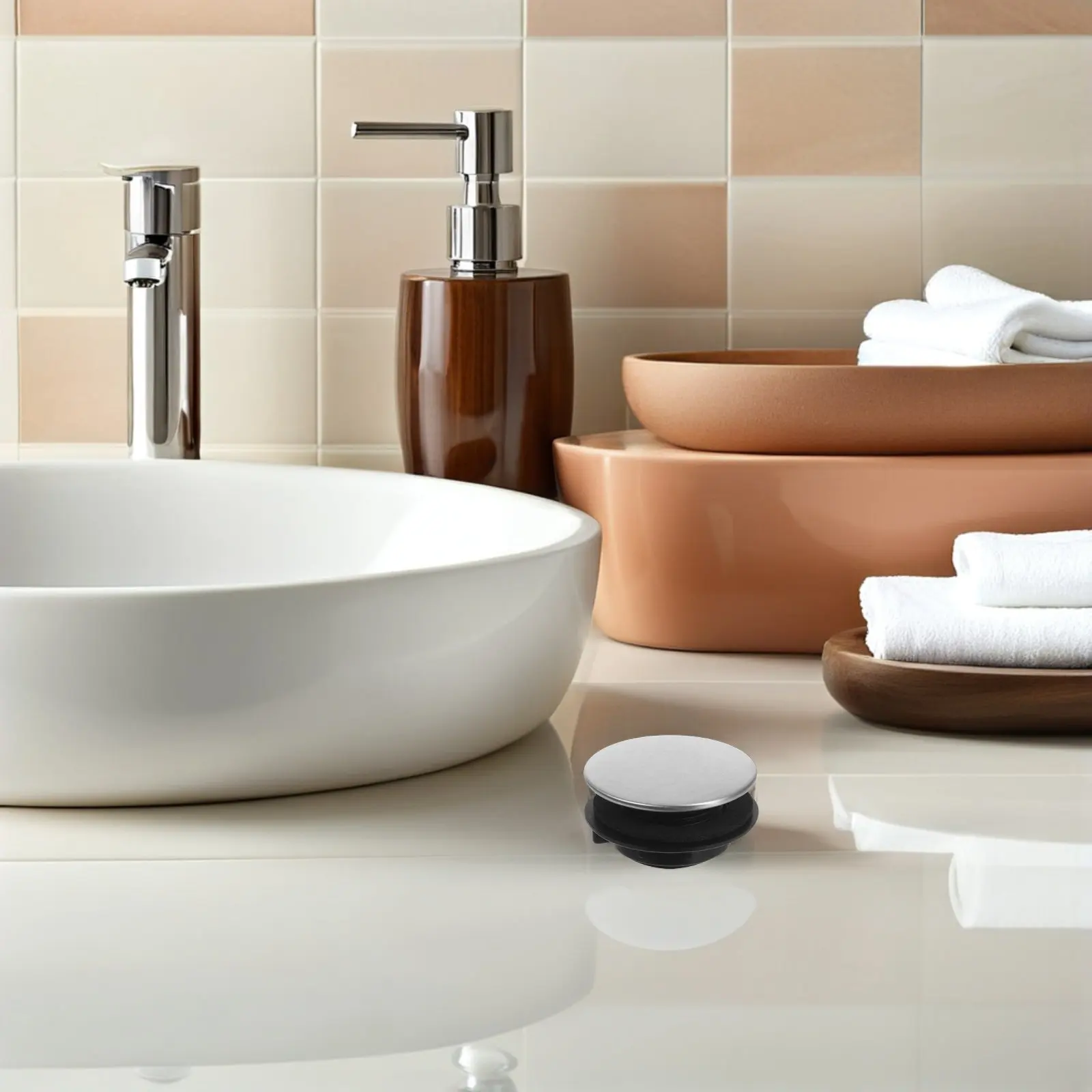3Pcs Stainless Steel Sink Hole Cover Set Universal Kitchen Bathroom Faucet Soap Dispenser Plug Stopper Hole Cap
3Pcs Stainless Steel Sink Hole Cover Set Universal Kitchen Bathroom Faucet Soap Dispenser Plug Stopper Hole Cap