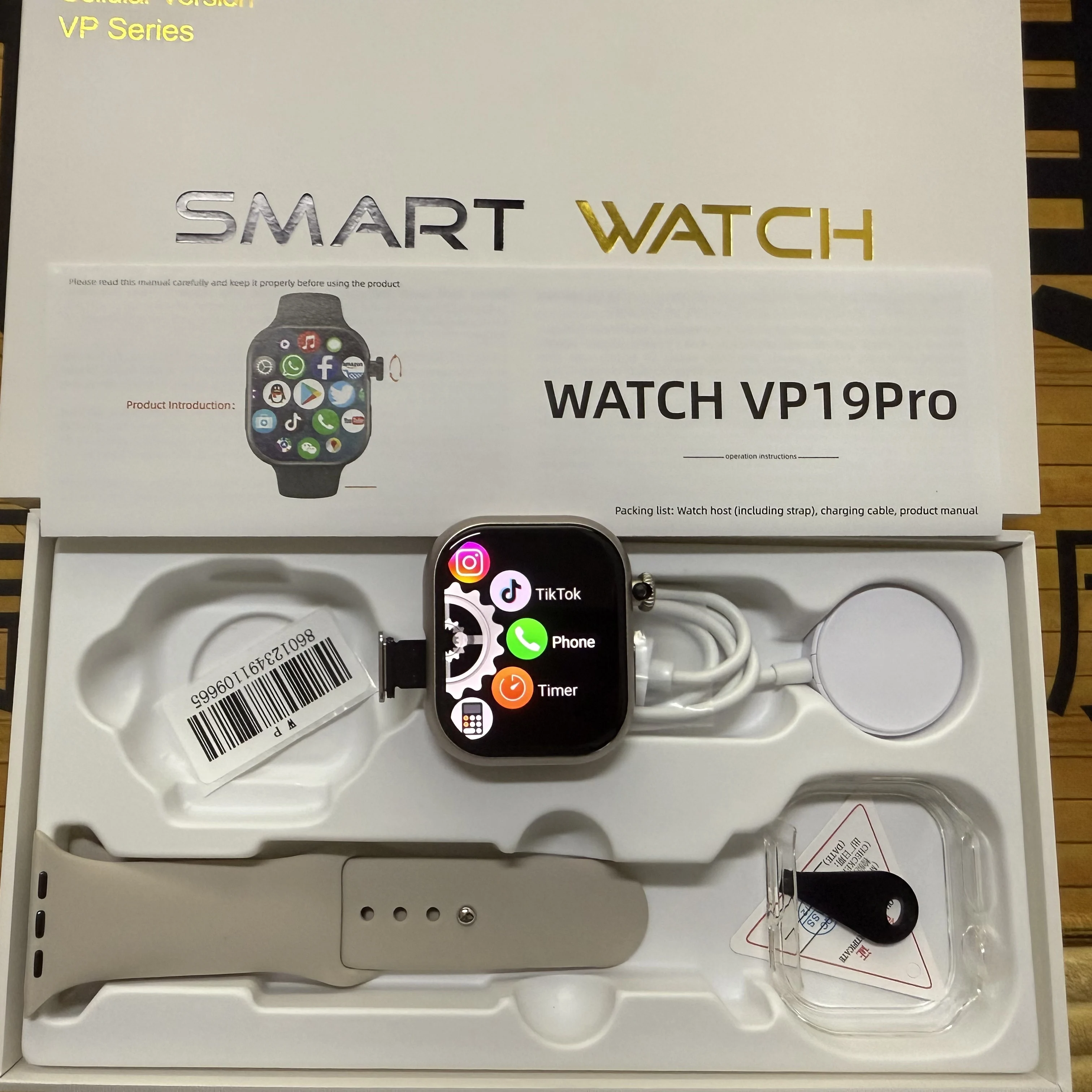 VP19 Pro 32GB+1024GB Smartwatch 5G LTE Smart Watch Touch ID 2.29 inch Amoled Rotating Camera GPS WIFI NFC Google Play Store
VP19 Pro 32GB+1024GB Smartwatch 5G LTE Smart Watch Touch ID 2.29 inch Amoled Rotating Camera GPS WIFI NFC Google Play Store