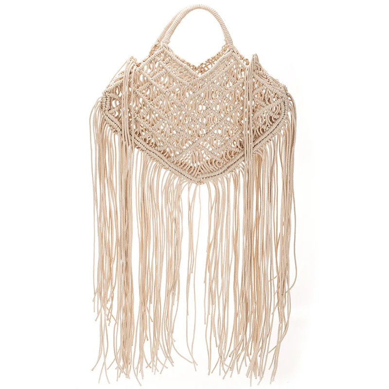 Tassel Ladies Handbag Casual Rope Hand Woven Hand Bags for Women Retro Clutch Fashion Tassel Woven Designer Bags
Tassel Ladies Handbag Casual Rope Hand Woven Hand Bags for Women Retro Clutch Fashion Tassel Woven Designer Bags