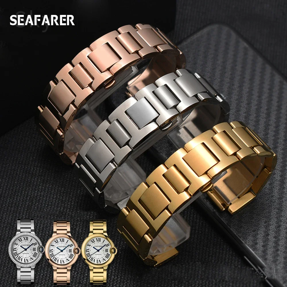 14 16 18mm 20mm 22mm Premium Stainless Steel Watchband Silver Rose Gold Watch Band Strap Wrist Bracelet For Cartier Blue Balloon
14 16 18mm 20mm 22mm Premium Stainless Steel Watchband Silver Rose Gold Watch Band Strap Wrist Bracelet For Cartier Blue Balloon