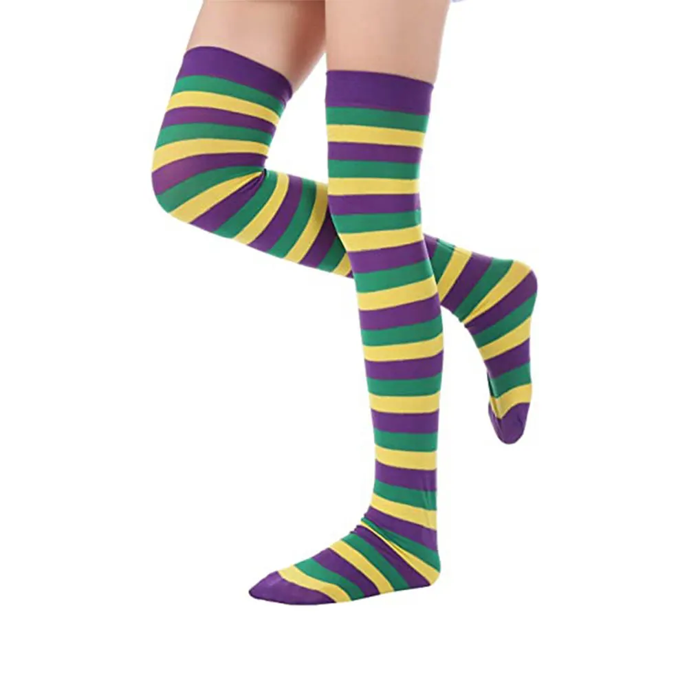 2 Pairs Striped Thigh High Socks Warm Knee Length Stockings for Women Girls Party Cosplay Costumes Over the Knee Sock
2 Pairs Striped Thigh High Socks Warm Knee Length Stockings for Women Girls Party Cosplay Costumes Over the Knee Sock
