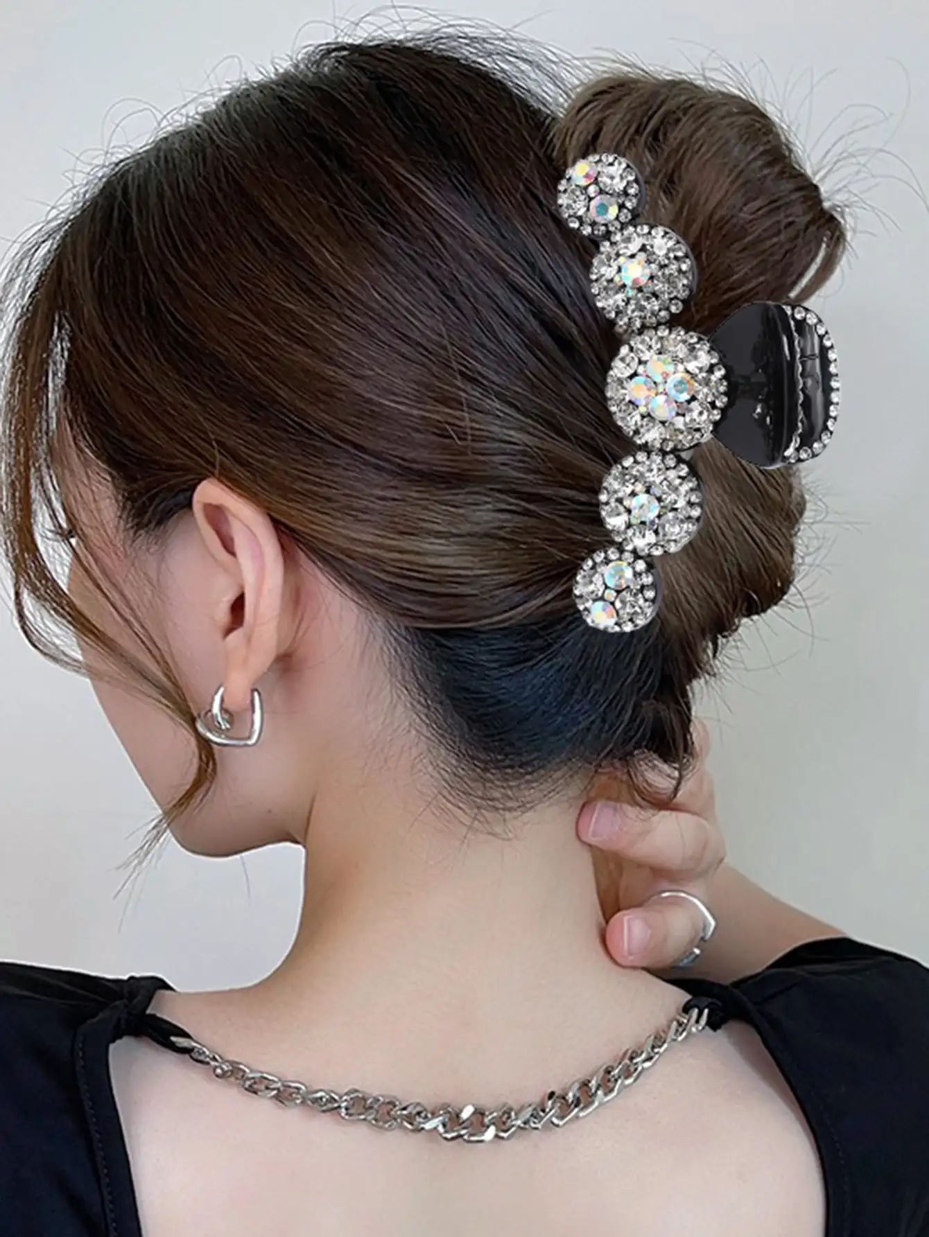Rhinestone Decor Hair Claw For Daily Casual Outing Wear Party Skull Skeleton Valentine's Day Claw Clips Hair Clips Hair Jaw Clip Hair Clamps Hair Clutch Hair Catcher Clip
Rhinestone Decor Hair Claw For Daily Casual Outing Wear Party Skull Skeleton Valentine's Day Claw Clips Hair Clips Hair Jaw Clip Hair Clamps Hair Clutch Hair Catcher Clip