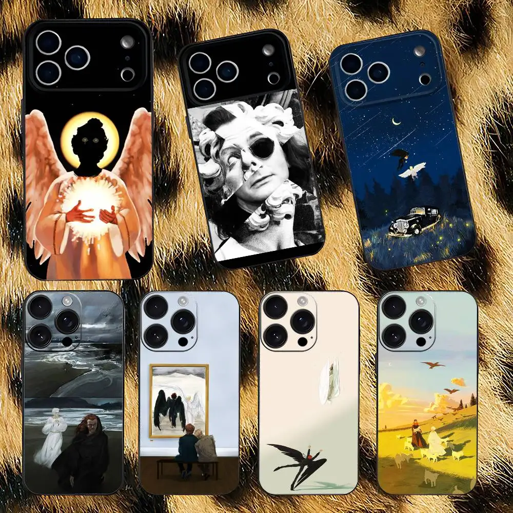 Good Omens Phone Case Silicone Soft For IPhone 16,17,15,11,13,12,14,Mini,Pro,Max,Plus,Air,E Black
Good Omens Phone Case Silicone Soft For IPhone 16,17,15,11,13,12,14,Mini,Pro,Max,Plus,Air,E Black