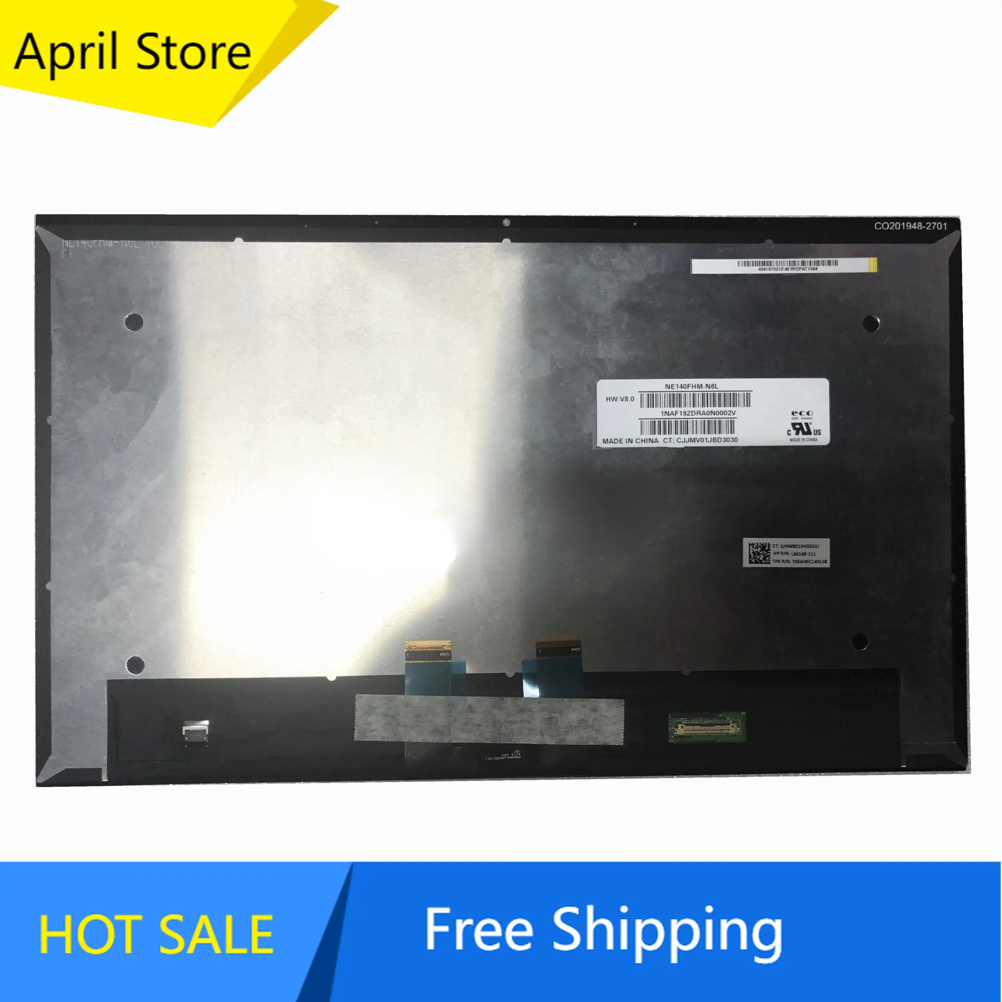 NE140FHM-N6L 14.0'' FHD Laptop LCD Touch Screen Digitizer Assembly for HP Replacement P/N: L86168-111 CT: CJJMV01JBD3030
NE140FHM-N6L 14.0'' FHD Laptop LCD Touch Screen Digitizer Assembly for HP Replacement P/N: L86168-111 CT: CJJMV01JBD3030