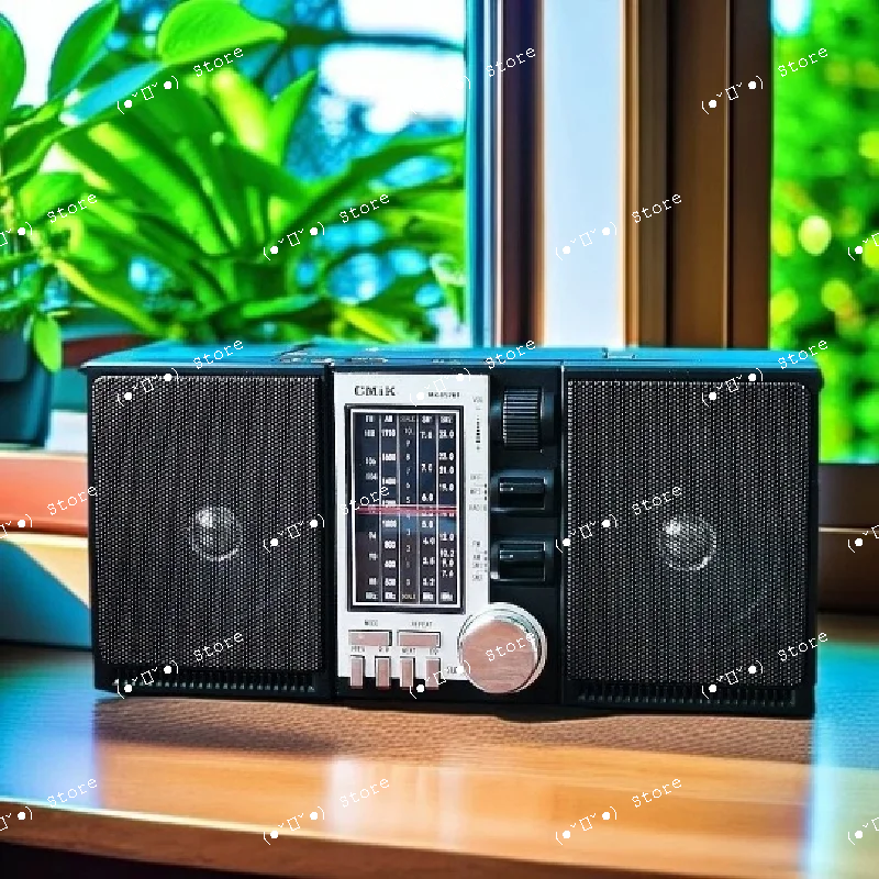CMIK stereo FM medium wave short wave Bluetooth plug-in speaker, handheld retro dual speaker radio
CMIK stereo FM medium wave short wave Bluetooth plug-in speaker, handheld retro dual speaker radio