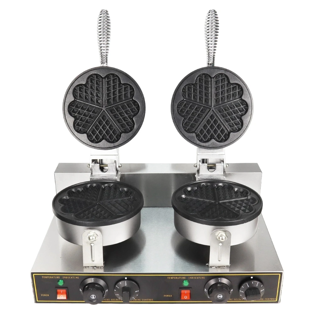 Профессиональная электрическая вафельница для приготовления вафель-пузырьков, двойная вафельница для ресторанов и отелей
Профессиональная электрическая вафельница для приготовления вафель-пузырьков, двойная вафельница для ресторанов и отелей